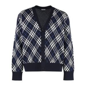 버버리 빈티지 체크 울 가디건 8111383168187 A1014
