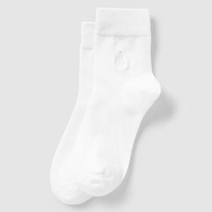[빈폴] 남녀공용 피케 조직 중목 양말-화이트 BE57KTM161 022(여)