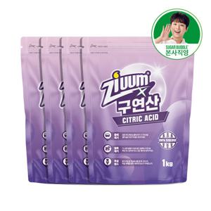 슈가버블 지움 구연산 1kg x 4개