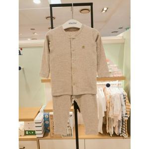 [압소바] (베이지)(조카백일돌선물)베이지골지슬림내의 (A2D10385)