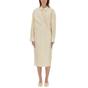 르메르 스트레이트 칼라 트위스트 드레스 DR1092 LF588YE507 Bei