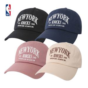 NBA 남녀공용 NYK 워딩 오버핏 소프트볼캡 N255AP242P
