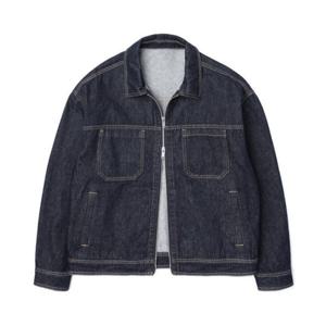 [애드호크]남성 진청 데님 집업 투 포켓 트러커(HA3DJ11)_CA