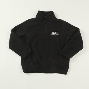 [지프키즈]대문자 지프 플리스 반넥 집업  KO4TSU881