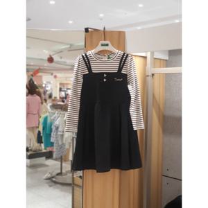 베네통키즈6 스쿨 분또 플리츠 원피스 QAOP11541 25F