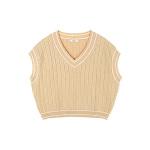 [레코브](레코브) 미니꽈배기 니트 베스트(LC61CYKV509X)