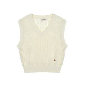 [레코브](레코브) 그물 니트 베스트(LC31CXKV512X)