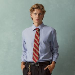 [브룩스브라더스] 스트라이프 렙 타이 (레드) (BBATMFZ501)