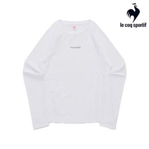 [르꼬끄] 여성 슬림핏 인도어 스트레치 약기모 긴팔 티셔츠 QQ412ORLO1_OWT