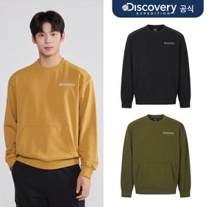 [디스커버리] 스몰 로고 그래픽 맨투맨 3종 택1  DXMT27054-SET