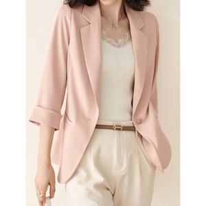 [예쎄][예쎄] 원버튼 7부소매 루즈핏 간절기 자켓 (S5SJK050A)