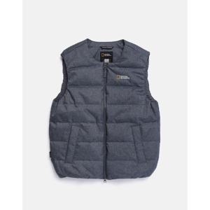 내셔널지오그래픽 N254UDV021 헤론 U넥 경량 구스다운 베스트(데님)