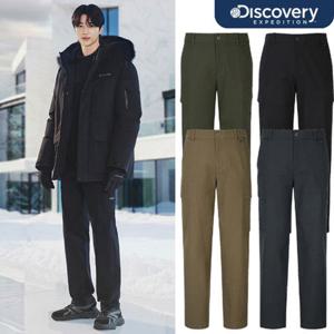 디스커버리 25FW 변우석착용 신상 남성 기모 테이퍼드 카고팬츠 바지/발수/스트레치/보온/테이퍼드핏 DMPT73056
