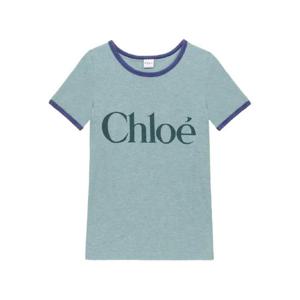 끌로에 로고 프린트 라운드 넥 티셔츠 25AJH24173