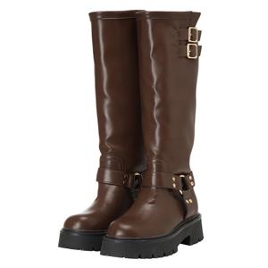 [레코브](레코브) 버클 포인트 롱부츠(LC33CBAS503X)