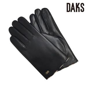 [닥스(장갑)]손목 끝단 하운즈체크 포인트 남성 가죽장갑GPS701O