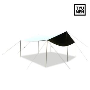 튜맨 블랙코팅 파스텔 와이드 타프 TMC-094/TMC-095 캠핑타프 타프 타프폴대 그늘막 방수그늘막 블랙코팅그늘막 블랙코팅타프