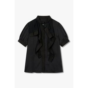 VOV보브 하프 퍼프 프릴 블라우스 (7115360803)