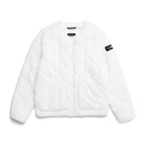 여성 디퍼 에코퍼 퀼팅 U넥 플리스 패딩 자켓 N234WFJ120