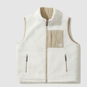 M 엄브로조끼 NQC UP423CWVO1-SCW 온앤오프 리버서블 플리스 베스트 / sweetcorn