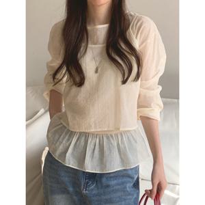 [예쎄][예쎄] 뷔스티에 레이어드 쉬폰 블라우스 (S5FBL048A)