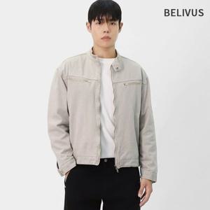 빌리버스 남성 데일리 빈티지 아우터 코튼 점퍼 바이커 워크 미니멀 자켓 BFAR005