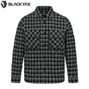 블랙야크 남성 겨울 아웃도어 히말라야 체크 패딩 셔츠1 1BYYSWU001BK