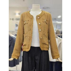 오조크 세이브존01 골드버튼 트위드 긴팔자켓 FOTFCJV523P