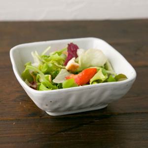 이천도자기 고백자주물럭 사각 탕기 소 12.5cm 대접 미니볼 샐러드볼 네모식기 백자접시 백자찬기 사각찬기