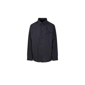 발렌시아가 체크 무늬 오버사이즈 긴팔 셔츠 850810TTM10 1000 TP953285777