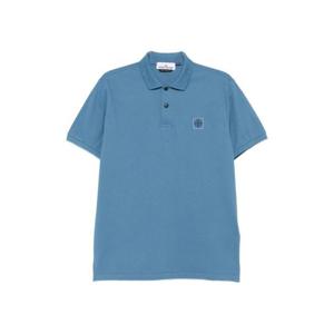 25 FW 스톤아일랜드 컴퍼스 모티프 폴로 셔츠 2200009S0039 TP444319673