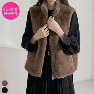 [GS단독특가] [로즈미] [55~88] 누블 하이넥 에코퍼 조끼