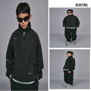 [블루테일]AZI1TS02CG 차콜그레이 플리스 하프집업 아노락 맨투맨