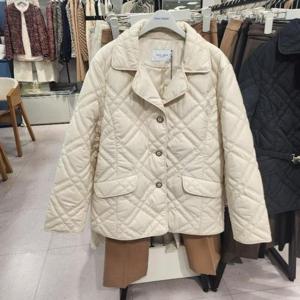 올리비아하슬러 HC42 퀼티드 칼라 패딩점퍼 OHES-PD202-IV100