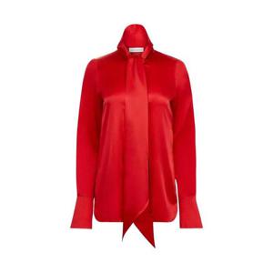 25 FW 니나리치 새틴 타이 넥 셔츠 25ACTO001VI0530 TP444680523