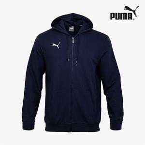 푸마 팀골 23 남녀공용 캐쥬얼 네이비 후드 집업 자켓