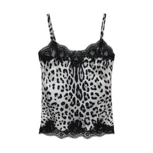 돌체앤가바나 레오파드 프린트 캐미솔 탑 O7A00TONO21