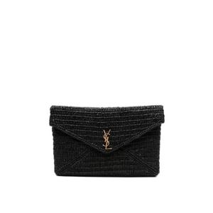 생로랑 로고 장식 클러치 839340GAAFP