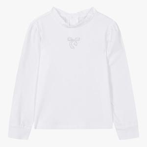 [로엠걸즈(아동)]넥 프릴 티블라우스 RGLW2612P