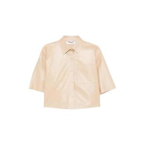 막스마라 아르셀라 크롭 레더 재킷 25214460116