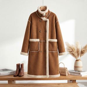 어베인 하이넥 롱 무스탕점퍼_NC4JP079