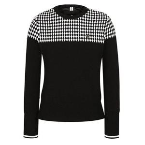 [레노마골프]등판 패딩MIX 라운드넥 방풍 스웨터 RWSRL8251-199_