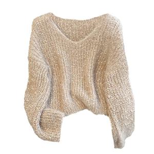 [예쎄][예쎄] 쉬머링 포인트 레이어드 크롭니트  S4WKN036A