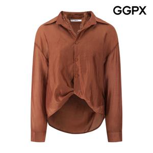 [지지피엑스]섹시 레이스 레이어드 롤업 셔츠 GPBSH003F