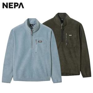 [네파]겨울용 남성 플러피 플리스 반집업 긴팔 티셔츠 - 7L75464