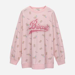 [써스데이아일랜드]베어 프린팅 롱 티셔츠 T256MST916W