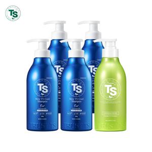 뉴 TS쿨샴푸 500g*4개+프리미엄트리트먼트500g*1개
