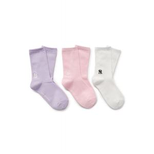 MLB키즈 골지 일대일 양말 3번들 MLB (7ASOB136N-00PKL)