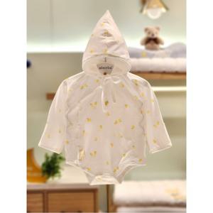 압소바 HK(26년SS)모니 뱀부 배냇슈트(모자) (A1A10118)