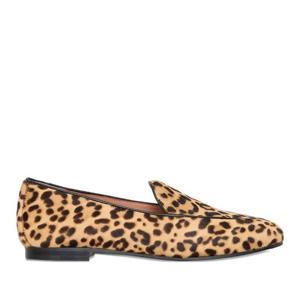 아쿠아주라 레오파드 프린트 가죽 로퍼 GNNFLAM1LYN NA0